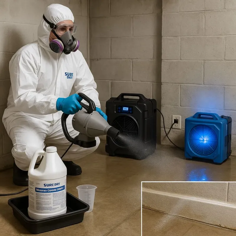 Sanitization and Odor Removal process in Cedar Ridge, CA