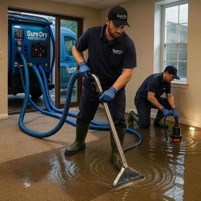 Water Extraction and Removal process in Cedar Ridge, CA